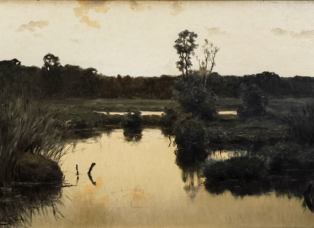 Е.Е. Волков (1844-1920) Болото. 1902 Х.М.