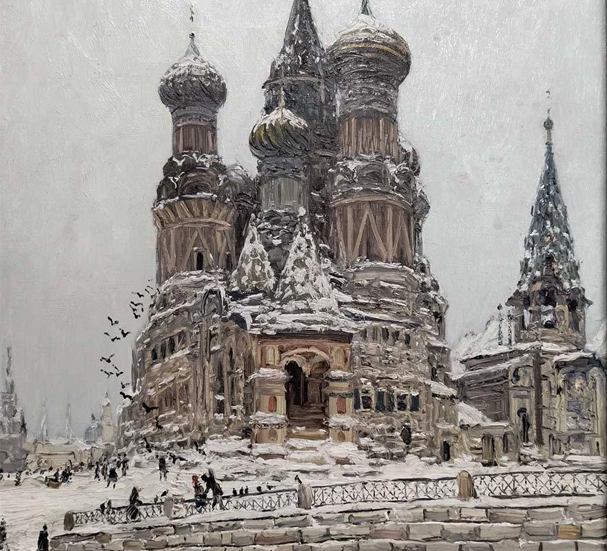 Н.Н. Дубовской (1859-1918) Церковь Василия Блаженного. 1916-1917 г. Х.М.