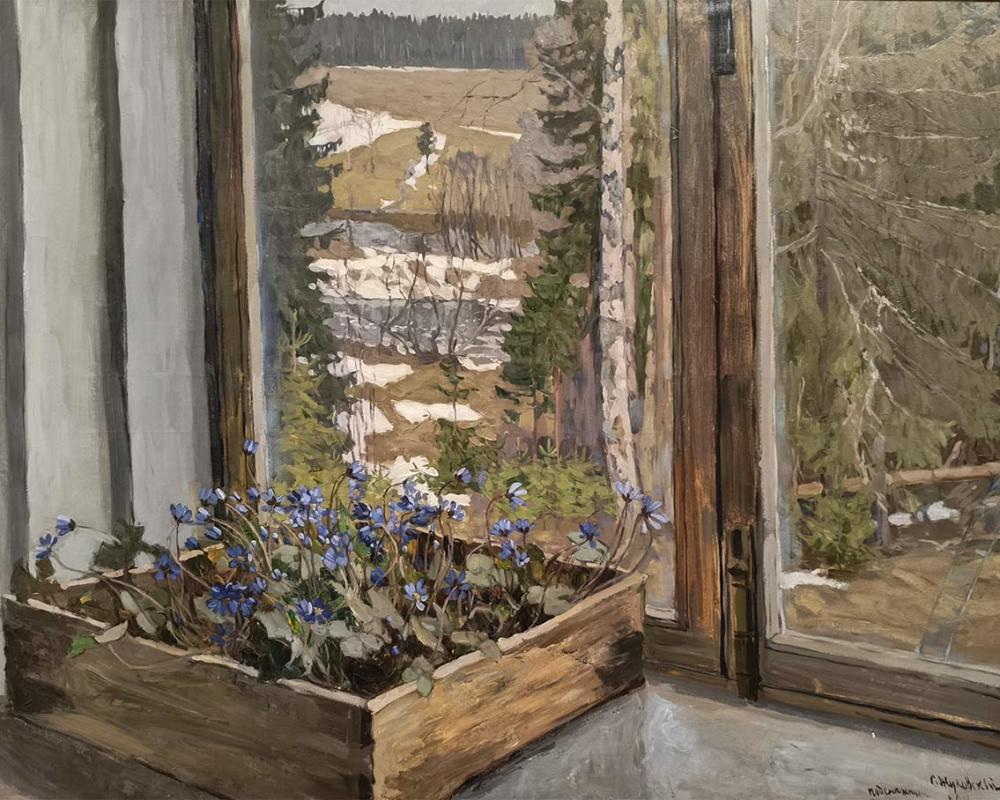 С.Ю. Жуковский (1873-1944) Подснежники. 1911 Х.М.