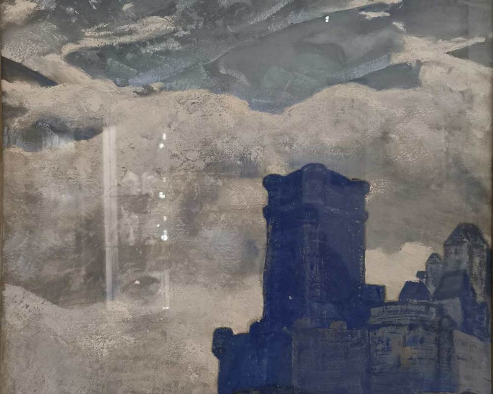 И.К. Рерих ( 1874-1947) Замок. 1906 г. Картон, темпера, масло.