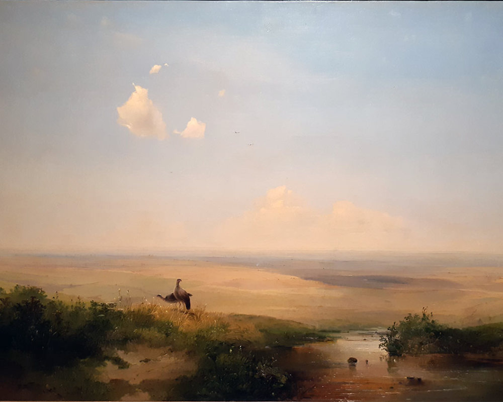А.К. Саврасов (1830-1897) Степь днем 1852 г. ХМ