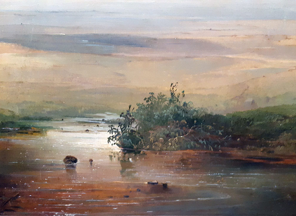 А.К. Саврасов (1830-1897) Степь днем 1852 г. ХМ-1