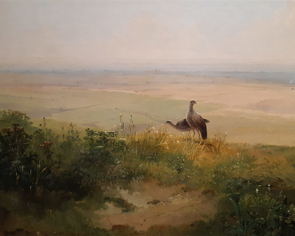 А.К. Саврасов (1830-1897) Степь днем 1852 г. ХМ-2