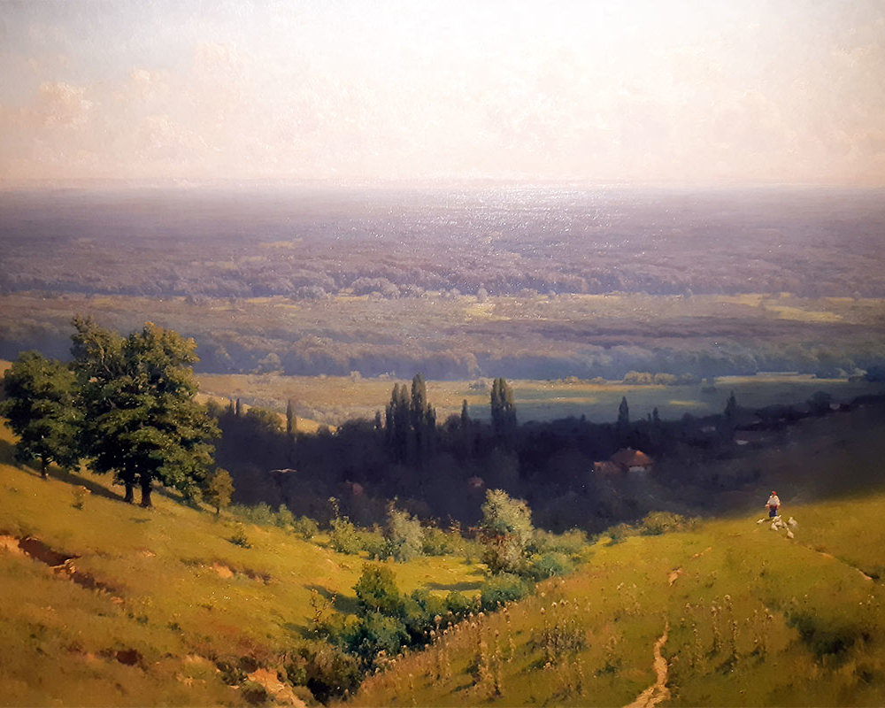 Крыжицкий (1858-1911) Днепровские дали (лесные дали). 1908 г. ХМ