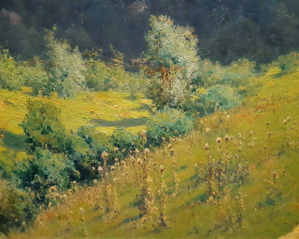 Крыжицкий (1858-1911) Днепровские дали (лесные дали). 1908 г. ХМ-1