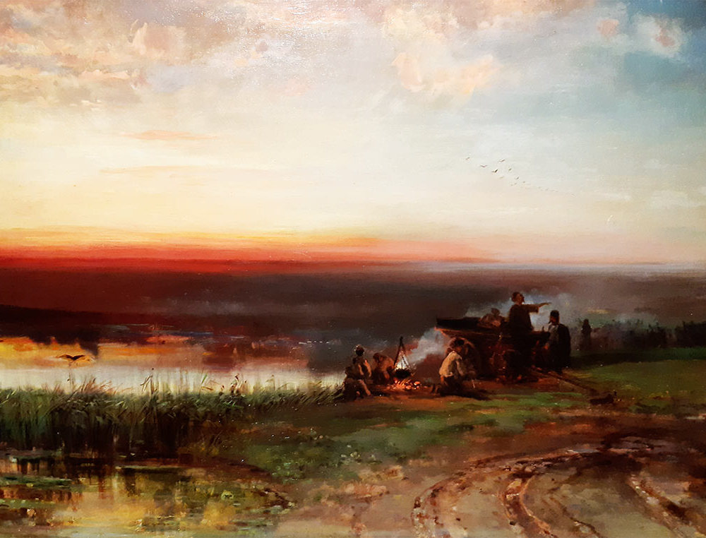 А.К. Саврасов (1830-1897) Чумаки на привале