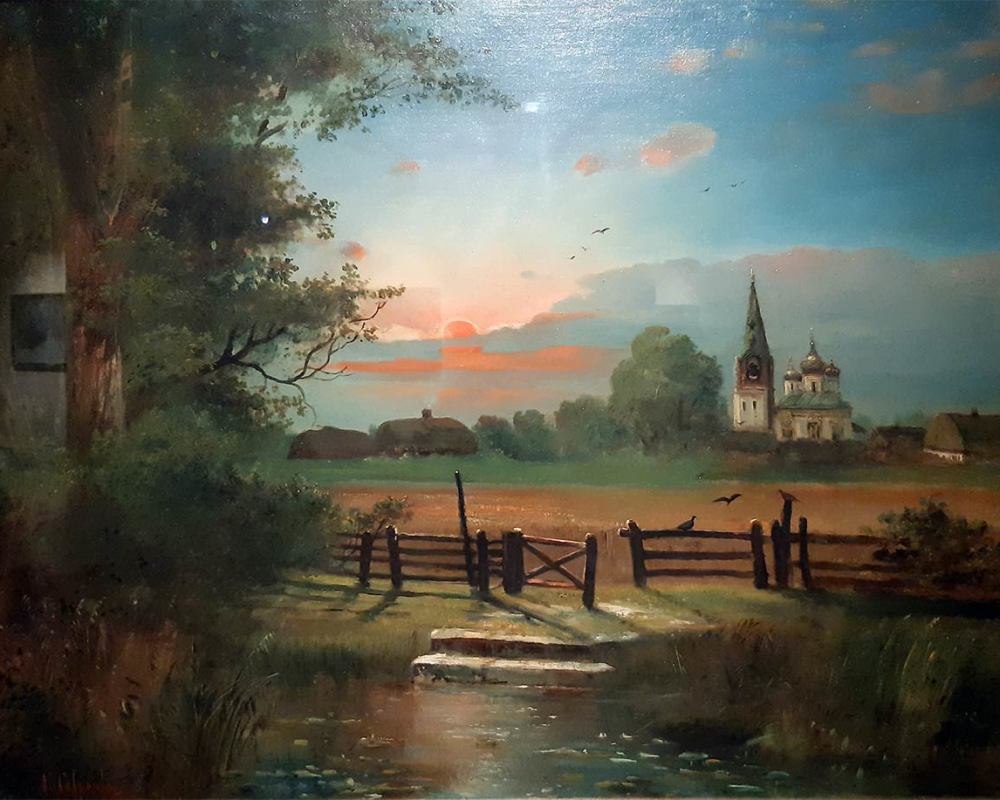 А.К. Саврасов (1830-1897) Закат.