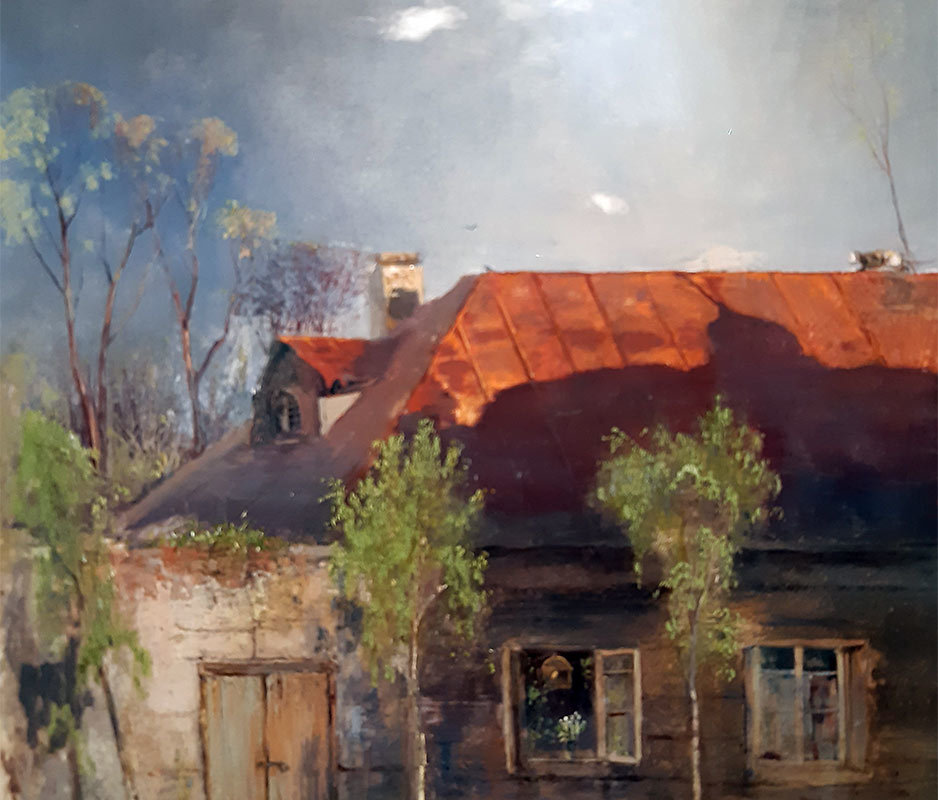 А.К. Саврасов (1830-1897) Домик в провинции Весна.