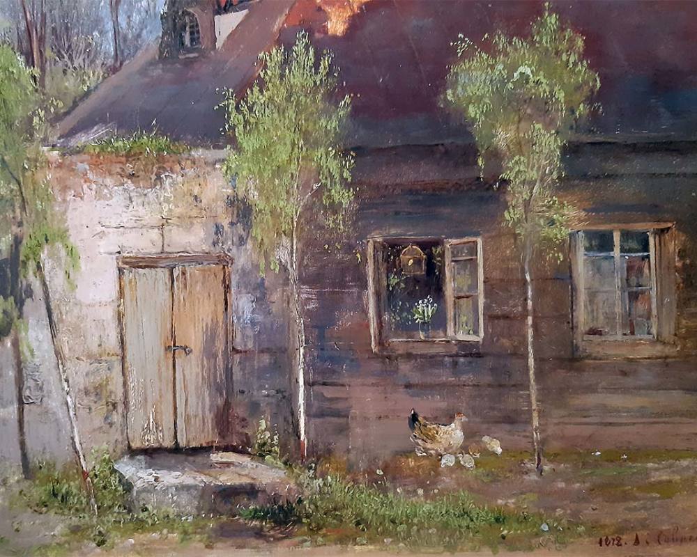 А.К. Саврасов (1830-1897) Домик в провинции Весна-2