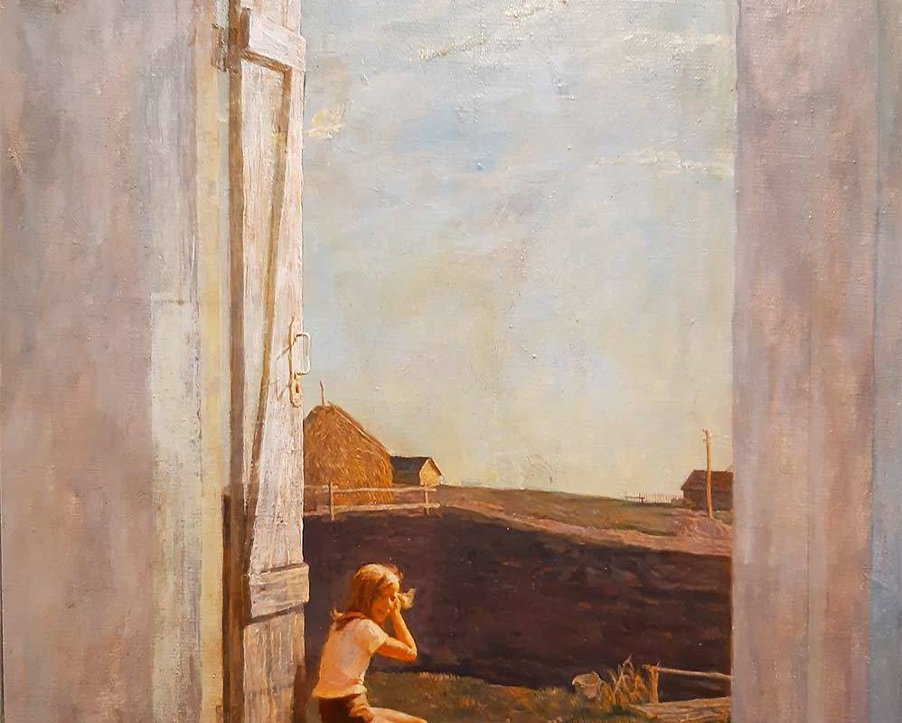 И. Козленко (1952) К вечеру. У порога.