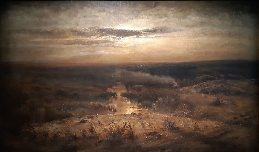 А.К. Саврасов (1830-1897) Лунная ночь. Болото.