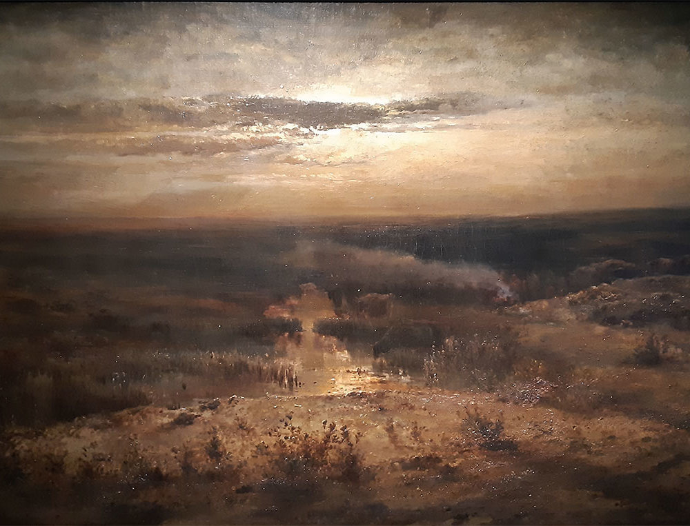 А.К. Саврасов (1830-1897) Лунная ночь. Болото.