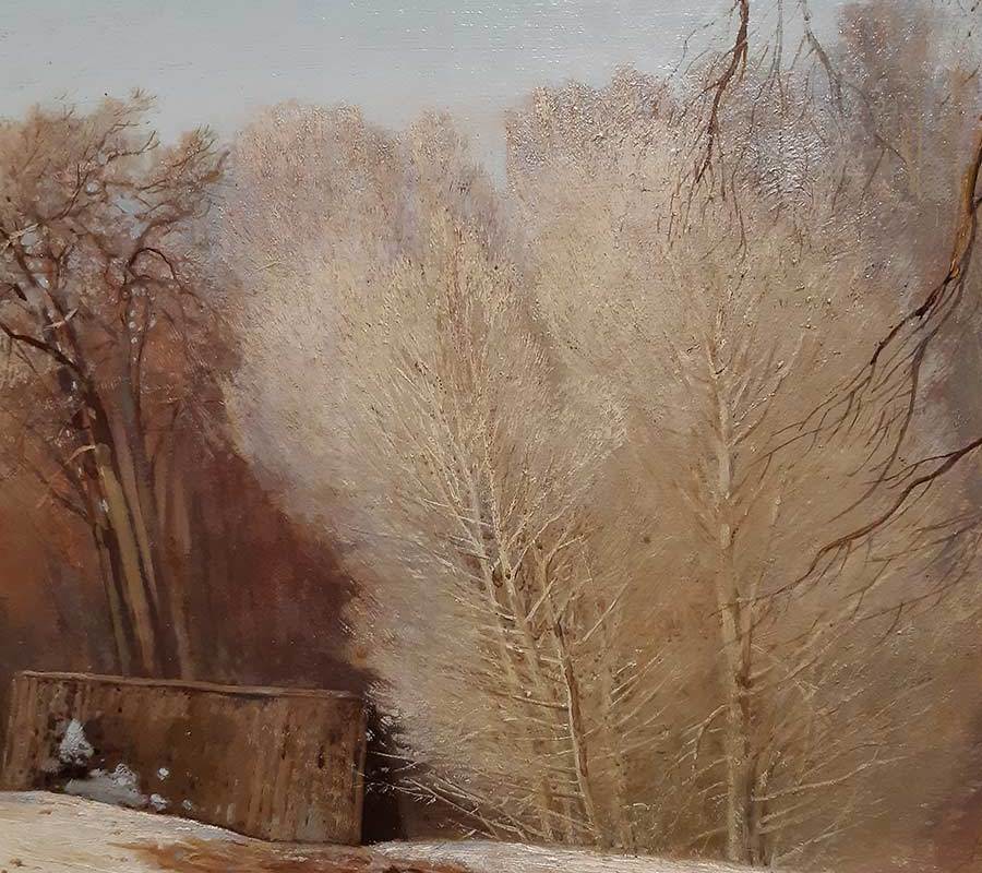 Алексей Саврасов (1830-1897) Весенний день. 1873 г. ХМ-7