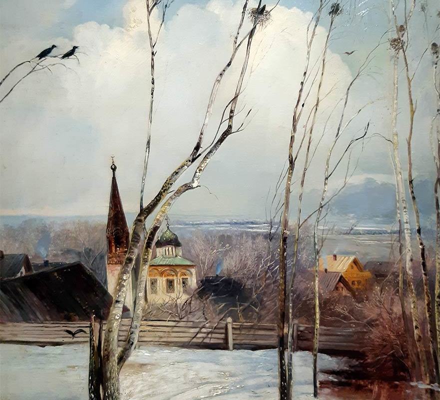 Алексей Саврасов (1830-1897) Грачи прилетели. 1880 г. ХМ