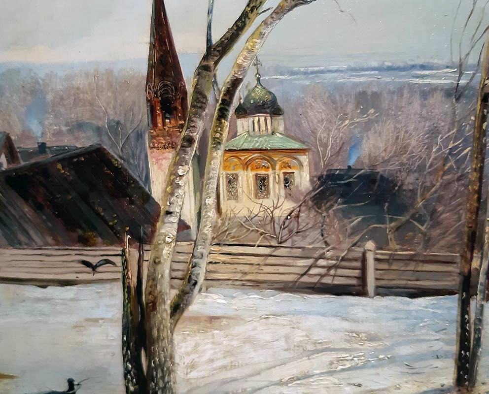 Алексей Саврасов (1830-1897) Грачи прилетели. 1880 г. ХМ-1