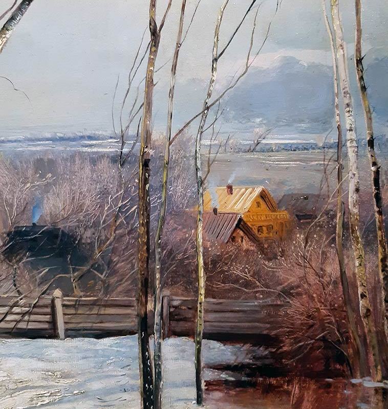 Алексей Саврасов (1830-1897) Грачи прилетели. 1880 г. ХМ-2