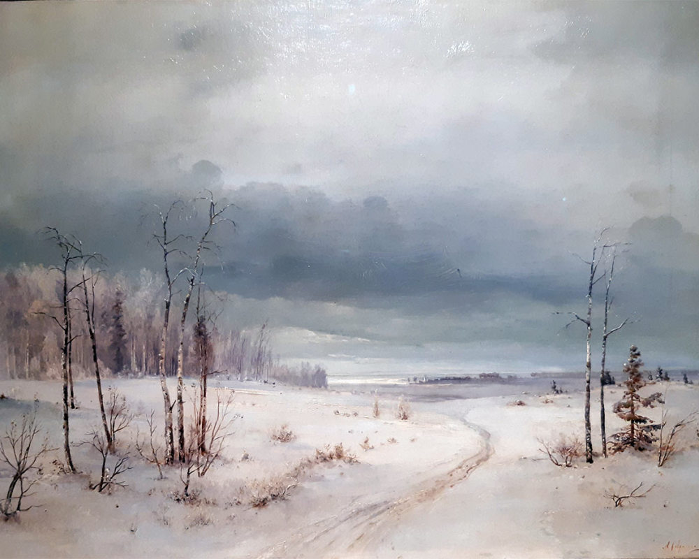 Алексей Саврасов (1830-1897) Зима. 1870 г. ХМ