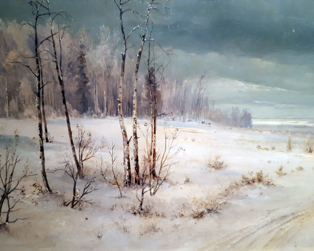 Алексей Саврасов (1830-1897) Зима. 1870 г. ХМ-2