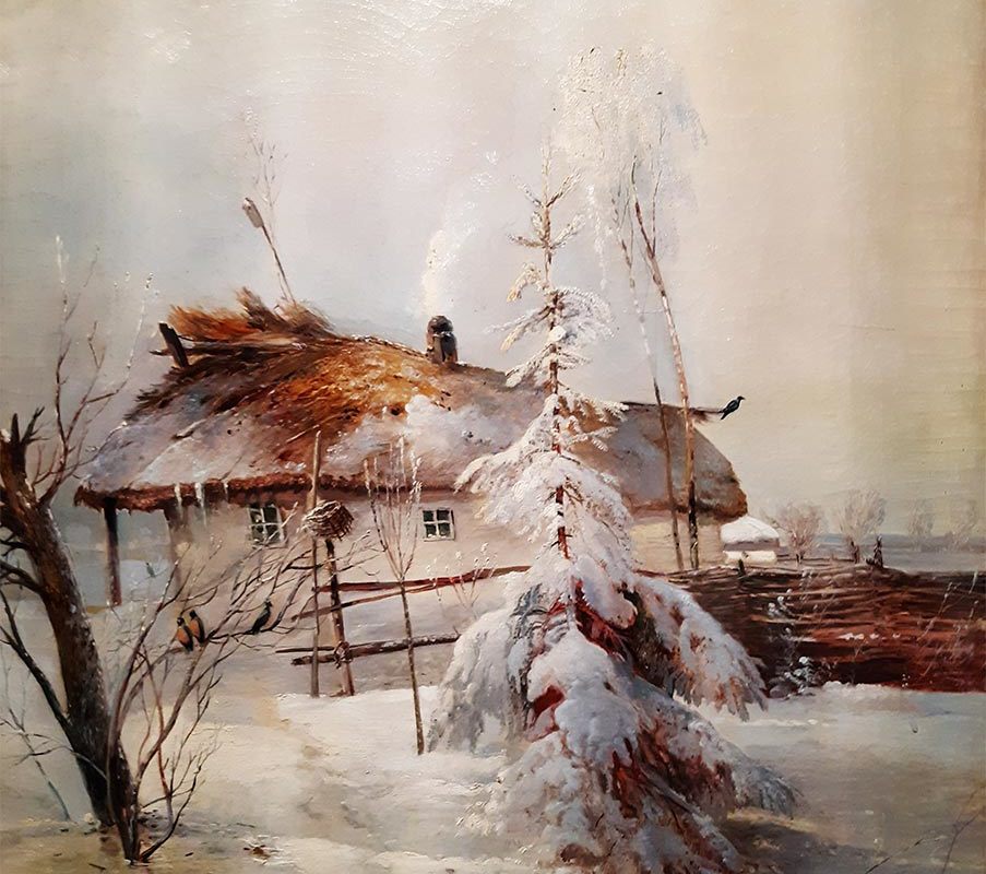 Алексей Саврасов (1830-1897) Зима. 1870 ХМ