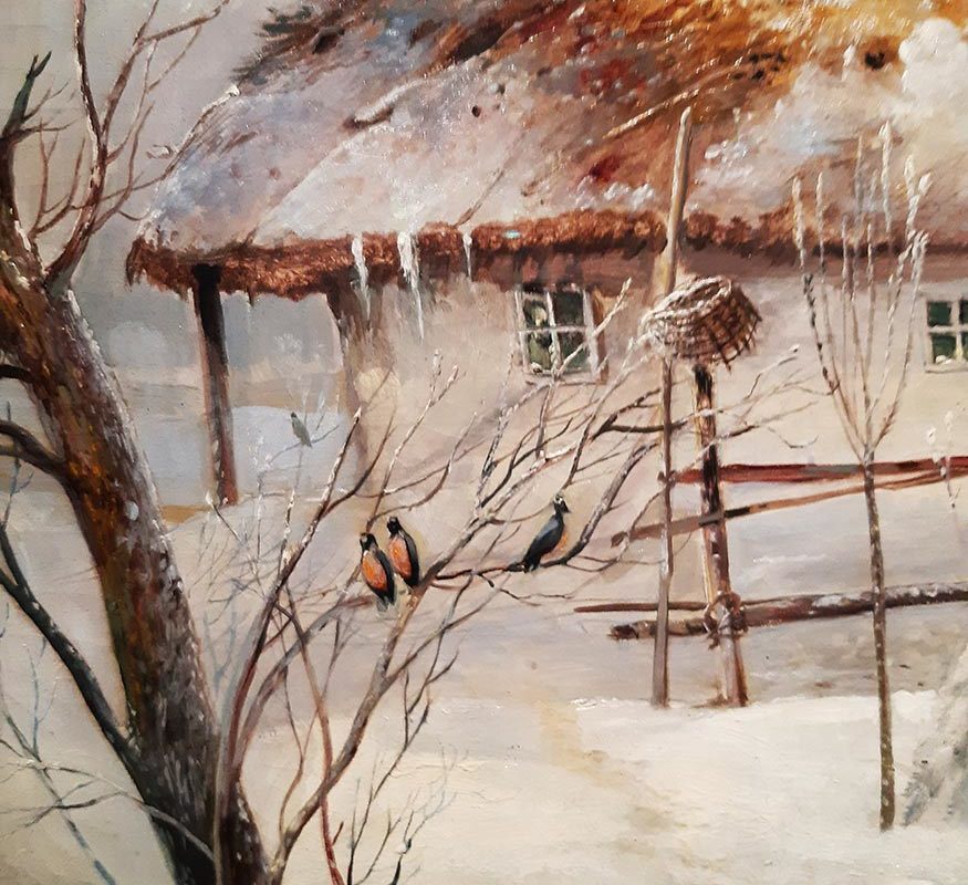 Алексей Саврасов (1830-1897) Зима. 1870 ХМ-1