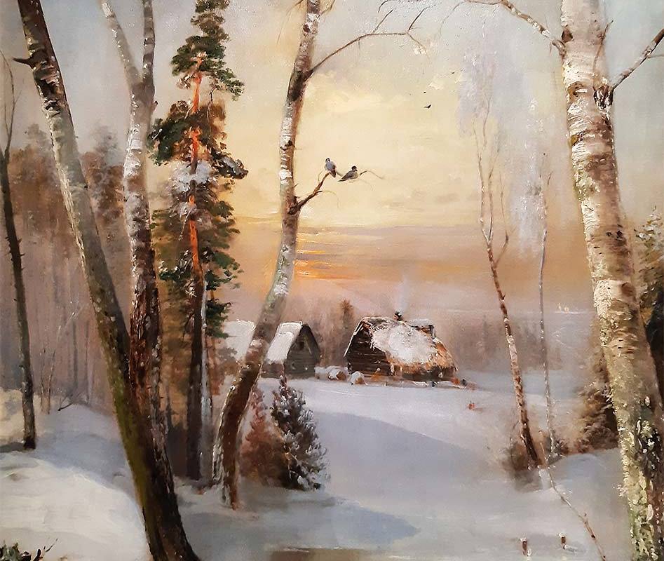 Алексей Саврасов (1830-1897) Зима. 1880 ХМ