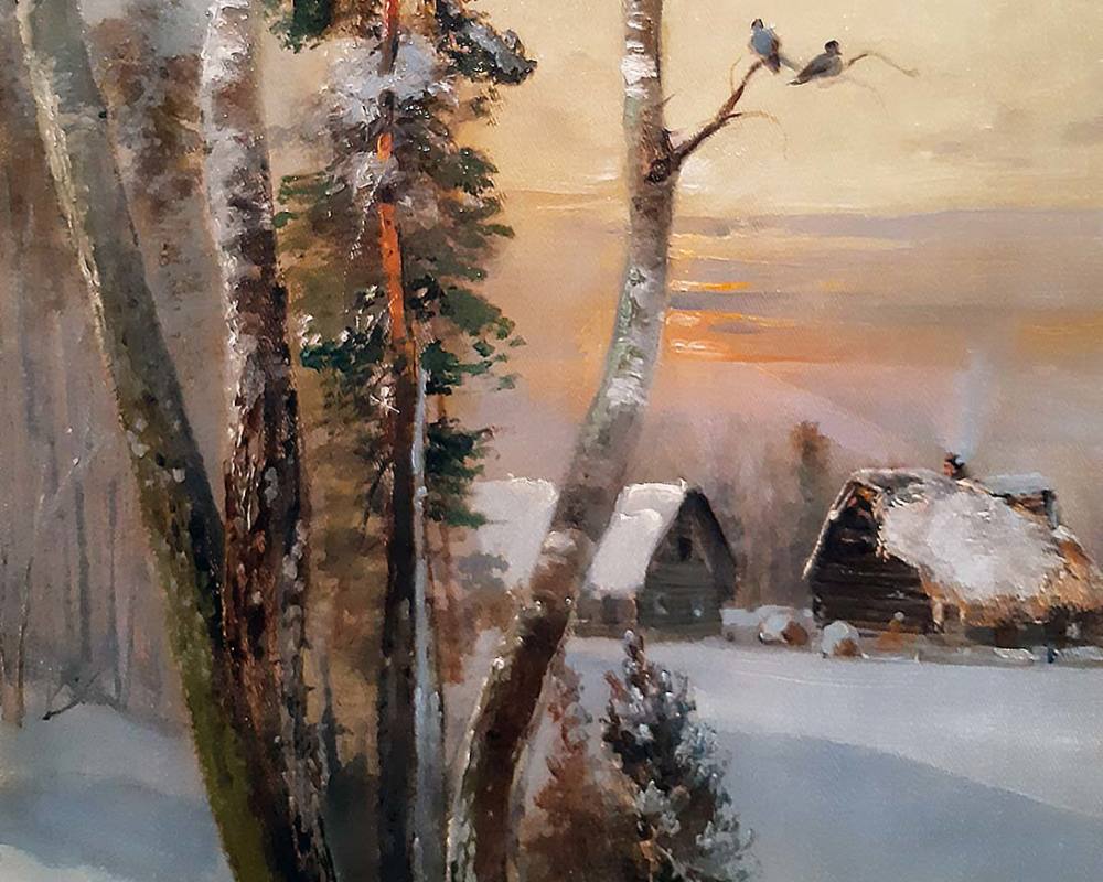 Алексей Саврасов (1830-1897) Зима. 1880 ХМ-1