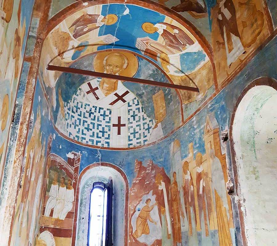 Фрески Дионисия в стенах монастыря-20