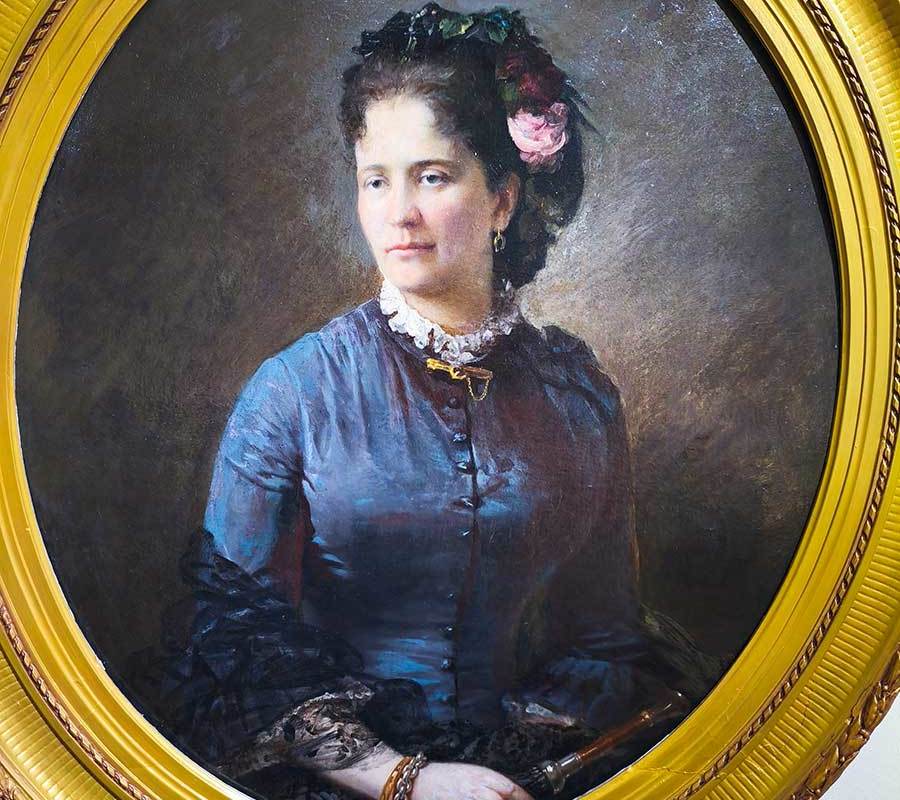 Крамской И.Н. (1837-1887) Женский портрет 1878 г. ХМ-1