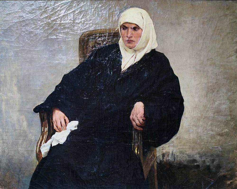 Лебедев К.В. (1852-1916) Тяжелая дума 1890 г. ХМ