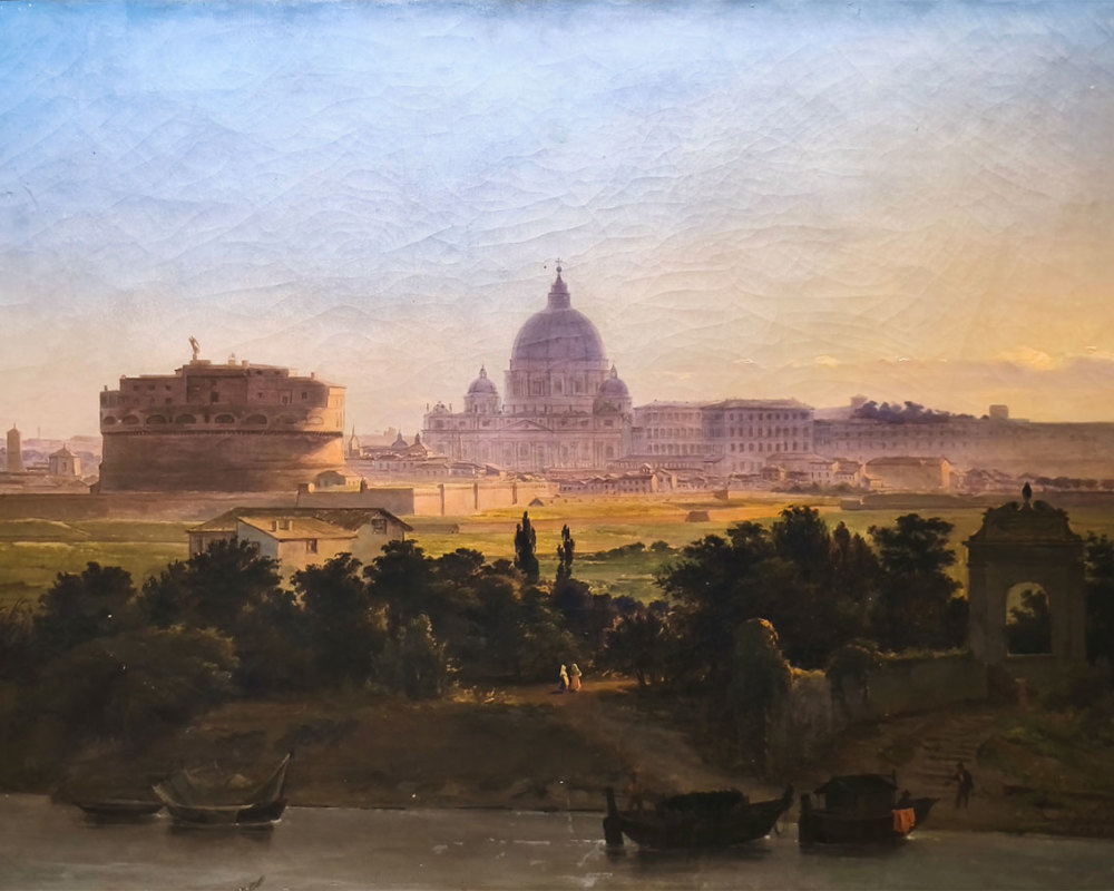 Раев В.Е. (1808-1871) Собор Святого Петра в Риме 1847 г. ХМ -1