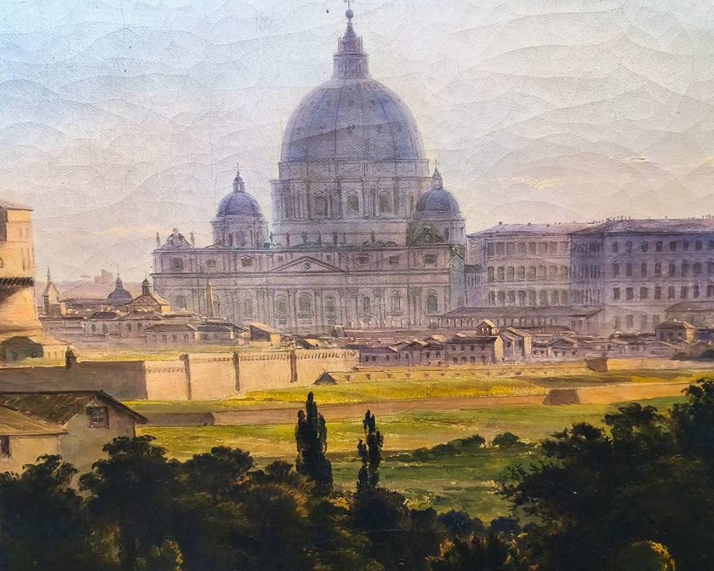Раев В.Е. (1808-1871) Собор Святого Петра в Риме 1847 г. ХМ-2