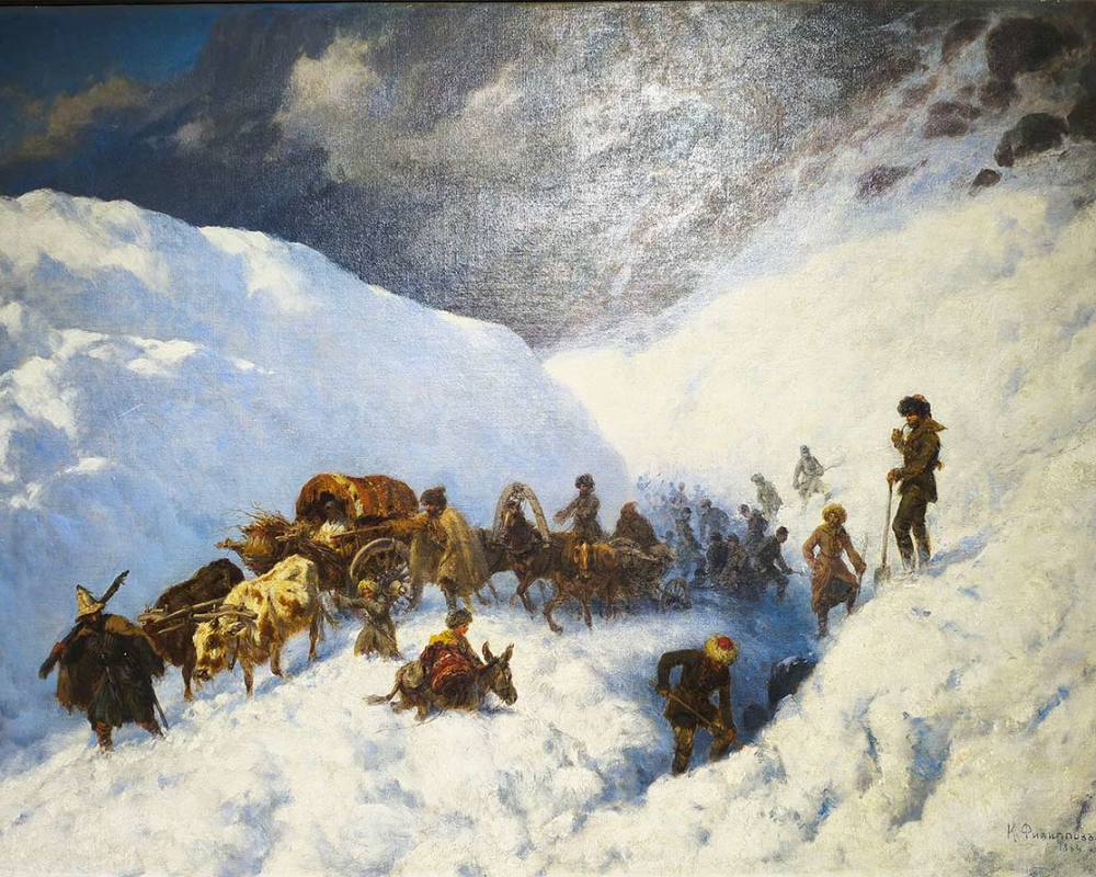 Филиппов К.Н. (1830-1878) В кавказских горах 1864 г.ХМ