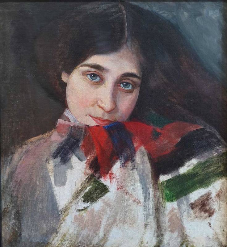 Портрет женщины 1909 г. ХМ